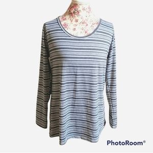 Lularoe Lynnae striped shirt